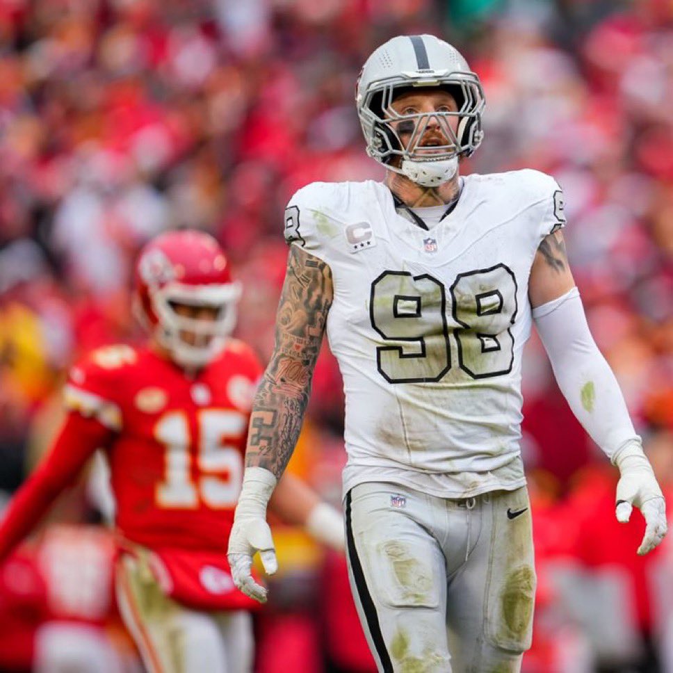 BREAKING: Las Vegas Raiders Defensive End, Maxx Crosby has just endorsed Donald Trump for President.