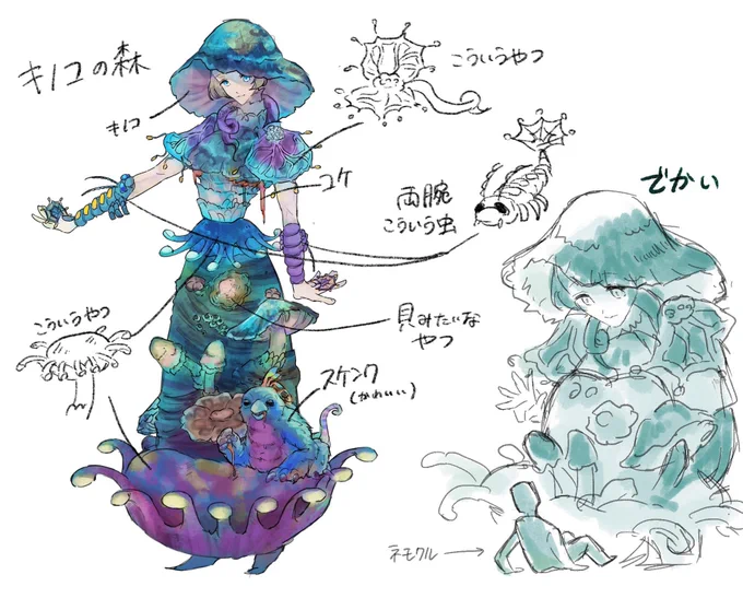 センターオブジアースの好きな洞窟擬人化あそび!!!全員2〜5m級(可変)の巨女と思っています水晶洞窟さんは地上に上がると話せなくなる内弁慶クールビューティで、キノコ洞窟さんは温厚かつフワフワしてて、ラヴァさんは物理的にも精神的にも強いギャルママというイメージ 