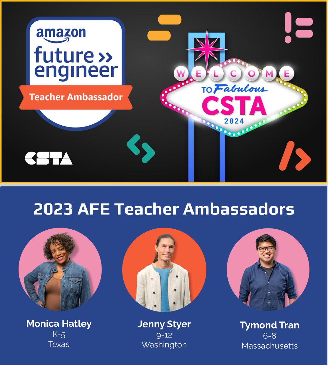 misshat2's tweet photo. Looking forward to speaking at my first national conference! See you in #LasVegas #csta #Technology #techteachers #STEM #STEAM #afeteacher @LancasterISD #STEMeducation https://t.co/XqpigdTxEg