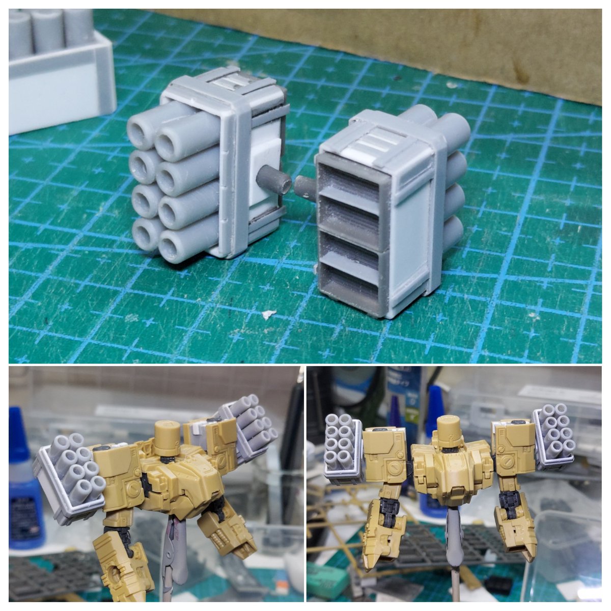 みんな大好きピズ8～🎵

サークルの方々に意見頂きつつ作ったのに最後にディテールで迷走した💦
…とりあえず形になったのでヨシ！
(諦めたとも言う)

ディテールセンスもっと磨きたい🥹
#フロントミッション
#ストラクチャーアーツ