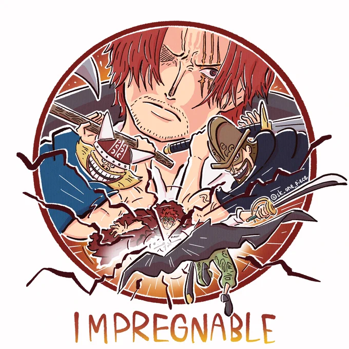 神避!覇国!!(再)#アニワン #激突_シャンクスXユースタス・キッド#ONEPIECE 