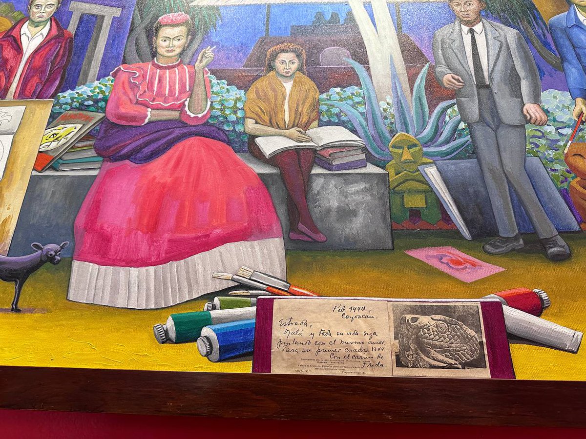 giogutierrezag's tweet photo. La Casa de Cultura Reyes Heroles te invita a celebrar los 99 años del maestro Arturo Estrada con una exposición especial. 🖼️ A partir de mañana, ven a disfrutar del arte de este gran pintor, alumno de Frida Kahlo. #PorSiempreFrida https://t.co/RxoaN3gDDC
