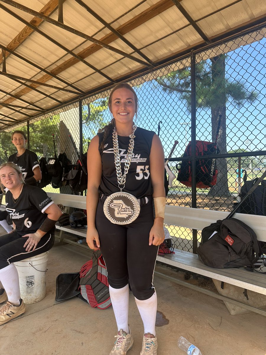 ga_fury's tweet photo. Katelyn Haines with the long ball in game 1. https://t.co/x0fm9nplNG