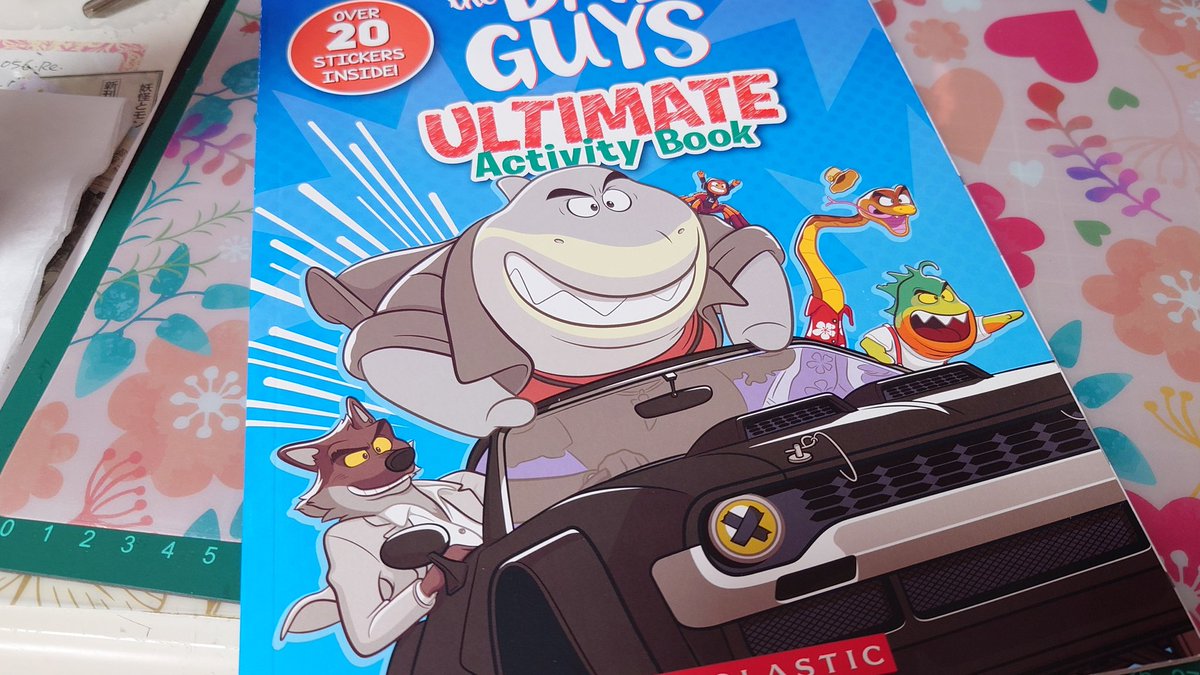 the BadGuys ULTIMATE Activity Book
届いたで🙌
中身はぬり絵も出来るパズルブックみたいな感じ
巻末にはシールも付いてる。
絵柄の線がズレてる箇所もあるけど楽しそう😀
#バッドガイズ
#theBadGuys