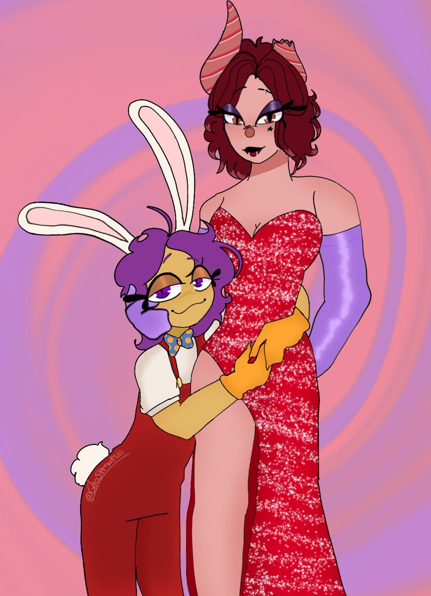 ghostmarsiii's tweet photo. Mafia Wally: Seriously! What do you see in that woman?"
Mary: "she makes me laugh."
Mafia Wally by: @BrightKillerX3
Mary mafia oc by: @/fizzybeloved on tt and ig #welcomehomeoc #mafiaoc #mafiawally #annejolly #jessicarabbit #rodgerrabbit https://t.co/63hzauOx2N