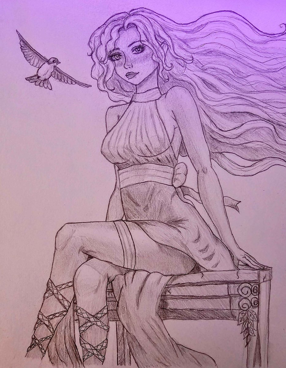 TheViolinaria's tweet photo. Day 20 of my Wisteria Doodles. I had been feeling sick the last few days, so I spent about 6 hours over a few days working on this one :x https://t.co/UAb56jKb0q