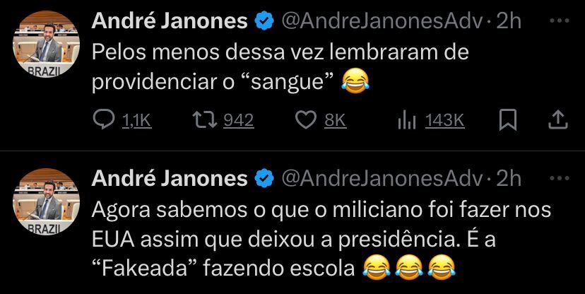 DaniMYGonzalez's tweet photo. É obrigação do governo americano cancelar o visto desse marginal verme  chamado André Janones e proibir ele de entrar nos USA até o resto da vida insignificante dele. https://t.co/GJoc87I8mm