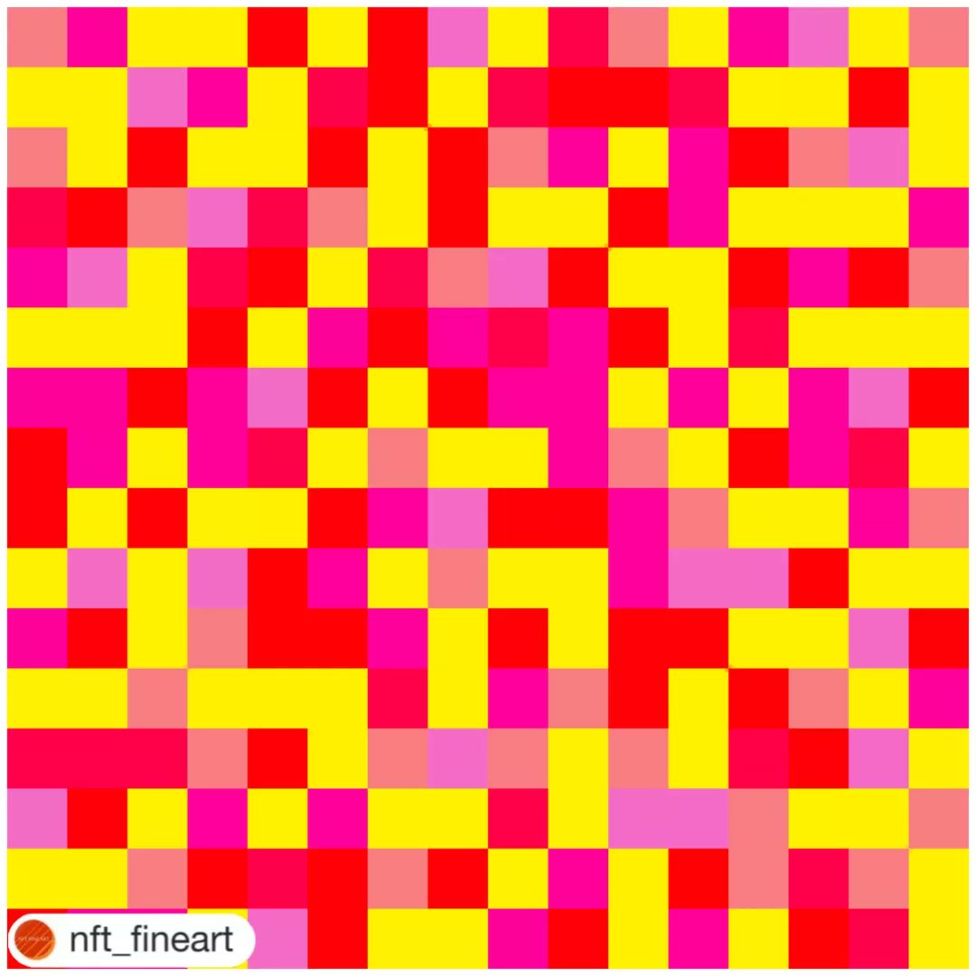felipevicente88's tweet photo. #Repost @NFTFineArt
・・・
Colors Pixels by Felipe De Vicente @felipevicente88
https://t.co/DnjPJS8WxM
#pixelart #colorartist #art #artist #artwork #abstractart #geometricart #digitalart #nft #nftart #nftfineart #pixel #colors #pixels #pixelartwork #felipedevicente https://t.co/gFRZGWSC0t