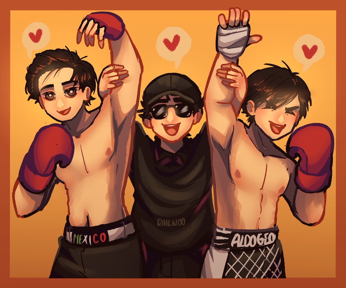 Railwoo1's tweet photo. ✨ MUY ORGULLOSA DE MIS GALLOS✨
Ya dije que estoy muy orgullosa de Aldo y Mariana?
MUY ORGULLOSA DE ELLOS 🧡🧡✨

#ElMariana #Algo_geo #Roierfanart #Mctrio #LaVeladaDelAñoIV #LaVelada4 https://t.co/bDoHJANygw