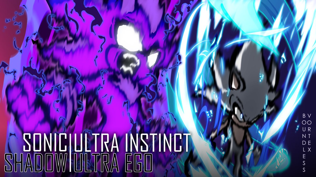 BoundlessVortex's tweet photo. Sonic Ultra Instinct / Shadow Ultra Ego | Sonic The Hedgehog | V.1 https://t.co/JRZrWw1ERr