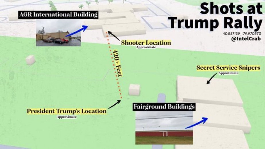triffic_stuff_'s tweet photo. It’s a shocking “failure” of Donald Trump’s security detail that this was allowed to happen. 

It just seems far too easy 🤔 https://t.co/gvNsA1w6du