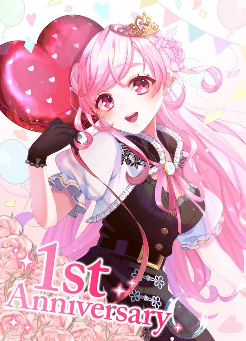 【お仕事宣伝】 羚桜徠夢様(  #reiou_lamb  )の周年記念を撮影させていただきました ┈┈┈┈┈┈┈┈┈┈┈┈┈┈  #有償依頼 #イラスト #illustration