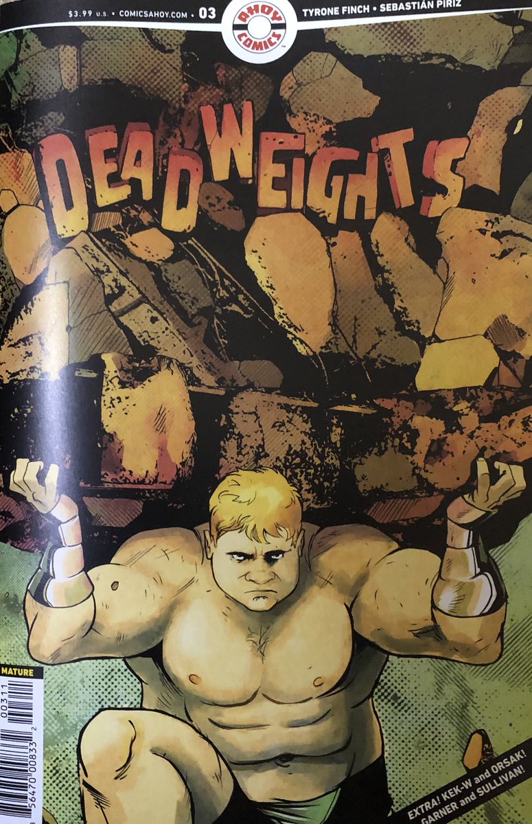MeanwhileATP's tweet photo. #comics2024 121
Deadweights No. 3 by #TyroneFinch @SebastianPiriz #RobSteen - @AhoyComicMags
The trials & tribulations of our favorite henchmen continue & more quality short stories in the Ahoy manner! (one of which made me think of @SteevenOrrElse )
@DoctorStayPuft @artnerrd https://t.co/N8Y2C0fSNL