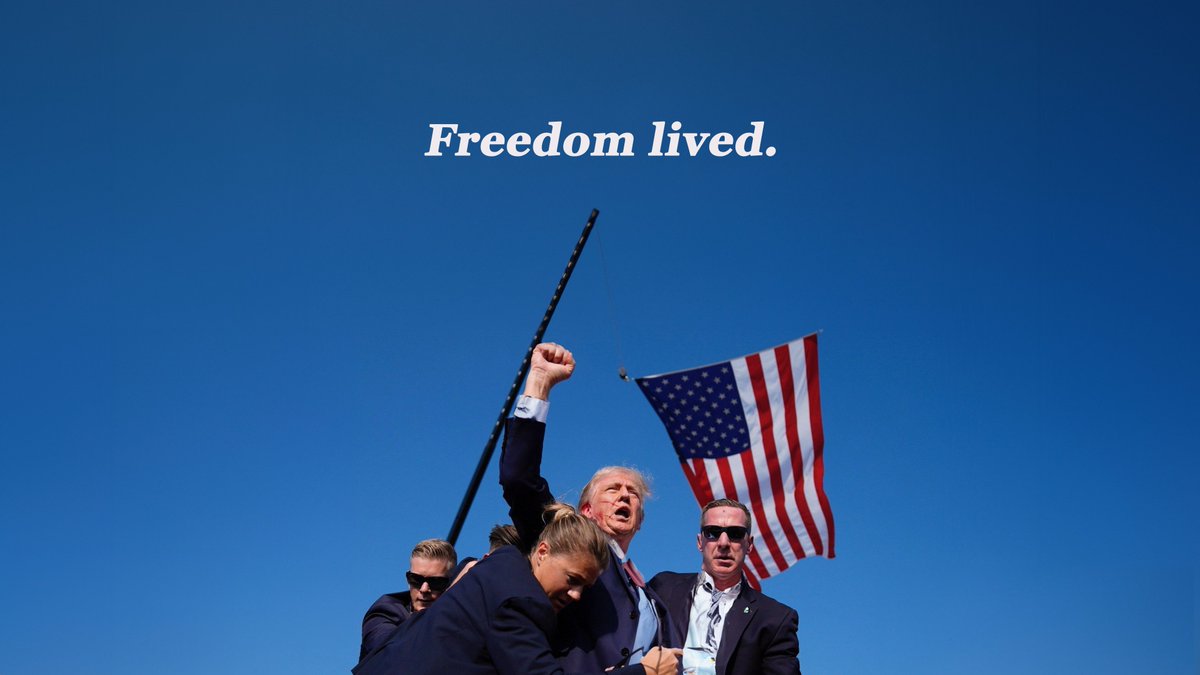 Iconicbecker's tweet photo. Freedom lived today 🇺🇸 @realDonaldTrump #trump https://t.co/VEUR7VzKQn