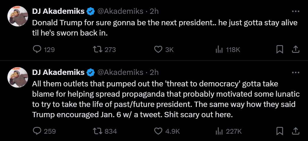 DramaAlert's tweet image. 17. Akademiks