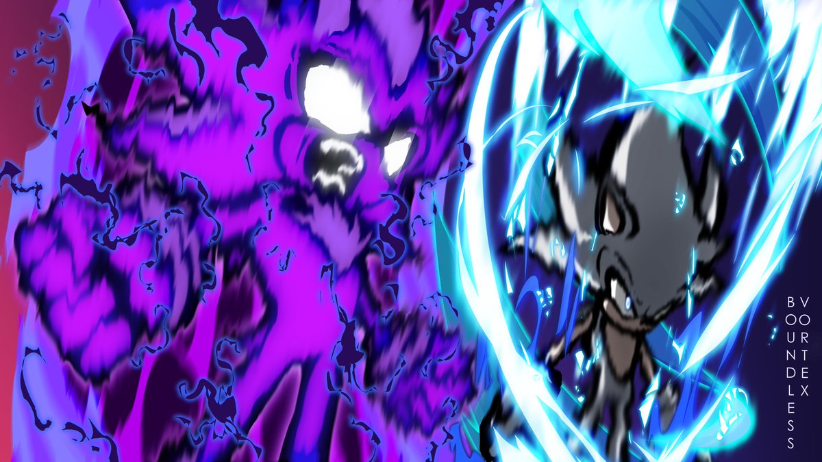 BoundlessVortex's tweet photo. Sonic Ultra Instinct / Shadow Ultra Ego | Sonic The Hedgehog | V.1 (no text) https://t.co/cVRcaX1LXw