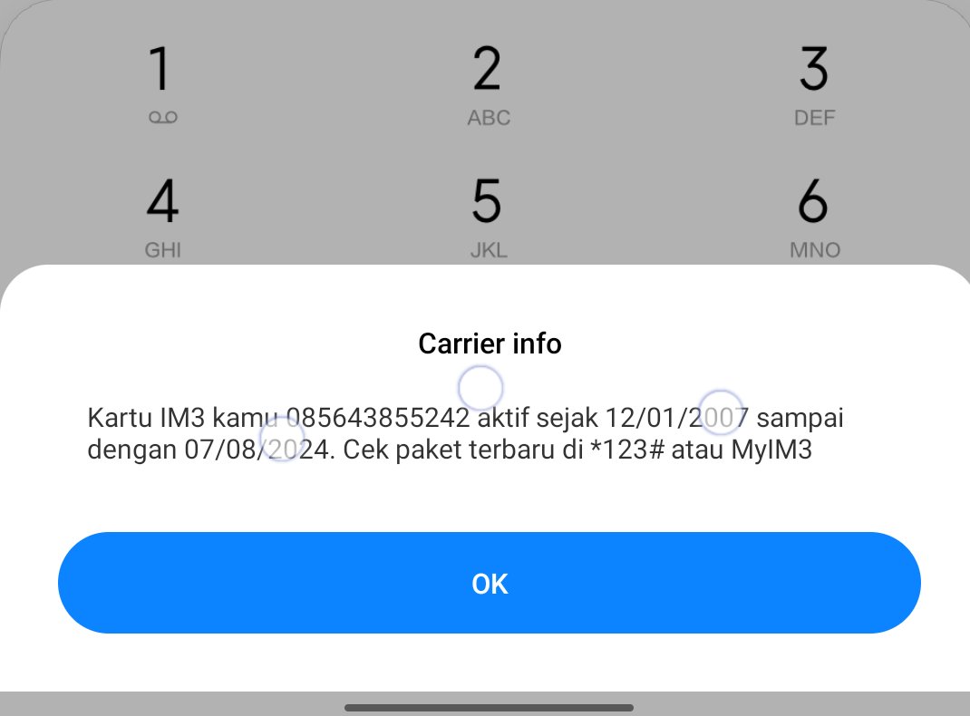 agussomanis's tweet photo. @akualcade Dapat bonus apa nih min? Nomer sejak jaman SMA loh.. @indosatim3 https://t.co/jRkrEOkLhN