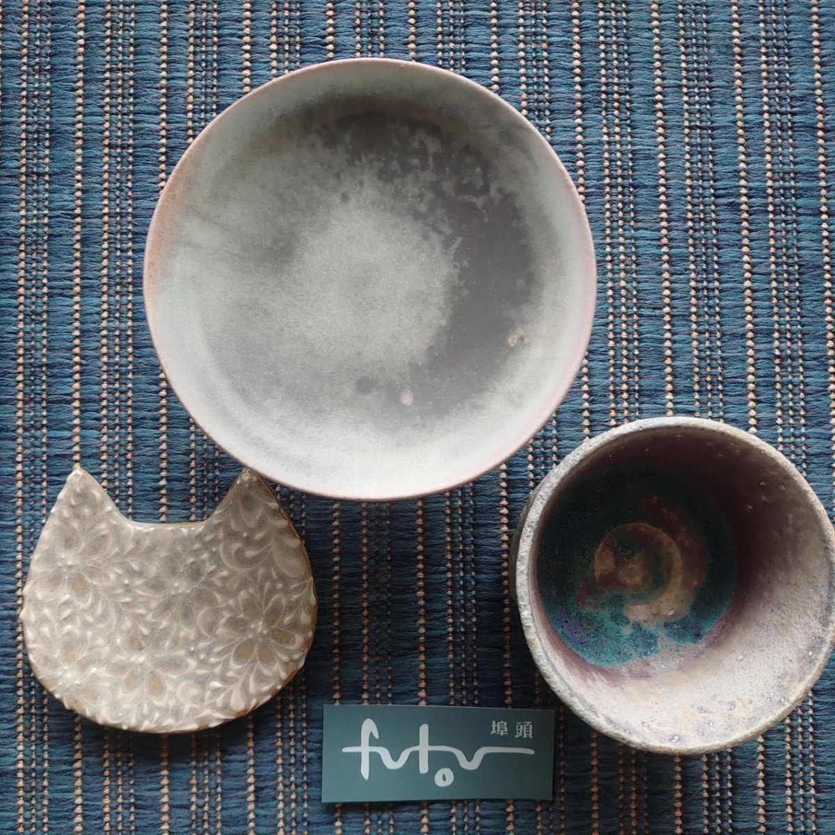 sabaginbunji1's tweet photo. ずっと欲しかった作家さんたちの作品
オンラインショップで手に入れた
現物に行ければ１番いいけど、そうそう行けないからオンラインショップは有り難い
これから目止め
#Ayaka　#高橋燎　
#山中正大　#futou　#erimaki https://t.co/0lrzDDHvTk