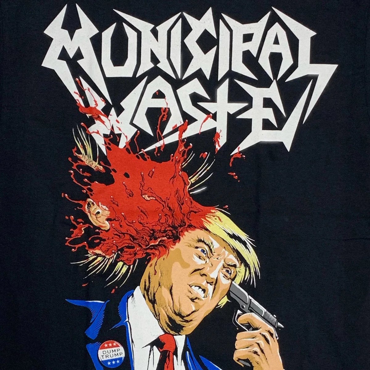 traviswithac's tweet photo. @MUNICIPALWASTE I think now would be a most appropriate time to reprint these………. https://t.co/xqWagT5KsJ