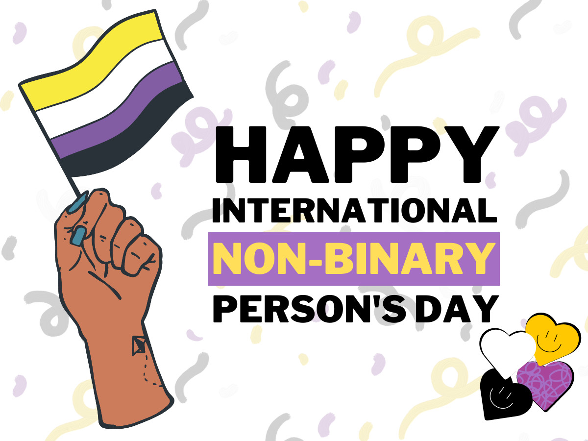 Happy International Non-Binary Person's Day!

At Berry Street, we acknowledge the rich diversity of gender and celebrate our staff and service-users who do not identify with a binary gender.