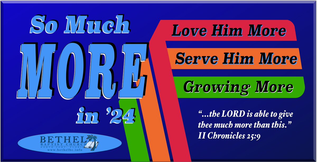 bbcnp's tweet photo. @PastoReeves Five To Thrive:
Sunday School
Sunday AM
Sunday PM
Wed. Prayer Meeting &amp; Bible Study
Weekly Soulwinning time

So much the more! https://t.co/lsXKL2YCbW