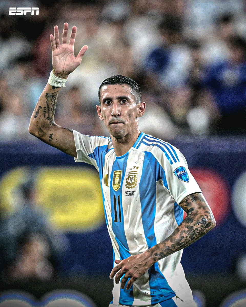 Hoy es el último partido de Di Maria con Argentina 😢