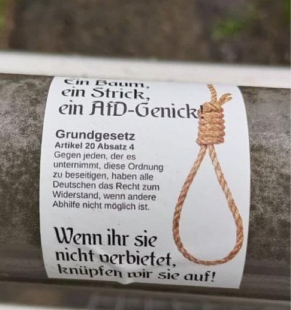 9Incide's tweet photo. #PennsylvaniaAttentat #Trump
God protect America from #Habeck #Baerbock #Springmann #Vogel #Haußleiter to green #Nazis from #Germany
No power for pedophiles
#Goebbels #Journalismus
AfD Politiker werden mit #Messer angegriffen
ÖR unterstützt Tunix #Hass #Hetze #Linksextremismus
⬇️ https://t.co/f795Oe5iBc