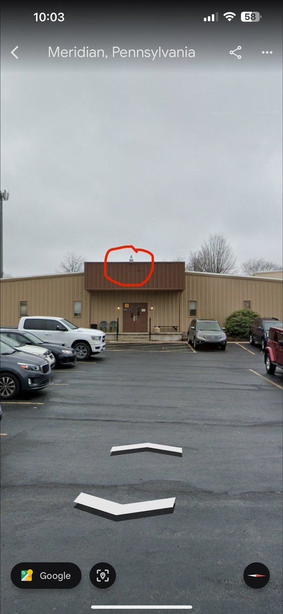 Gabemattson's tweet photo. 150 to 160 yard rifle shot. How was this area not secured? Location: 625 Evans City Rd, Butler, PA 16001 https://t.co/EBdrok1ozm