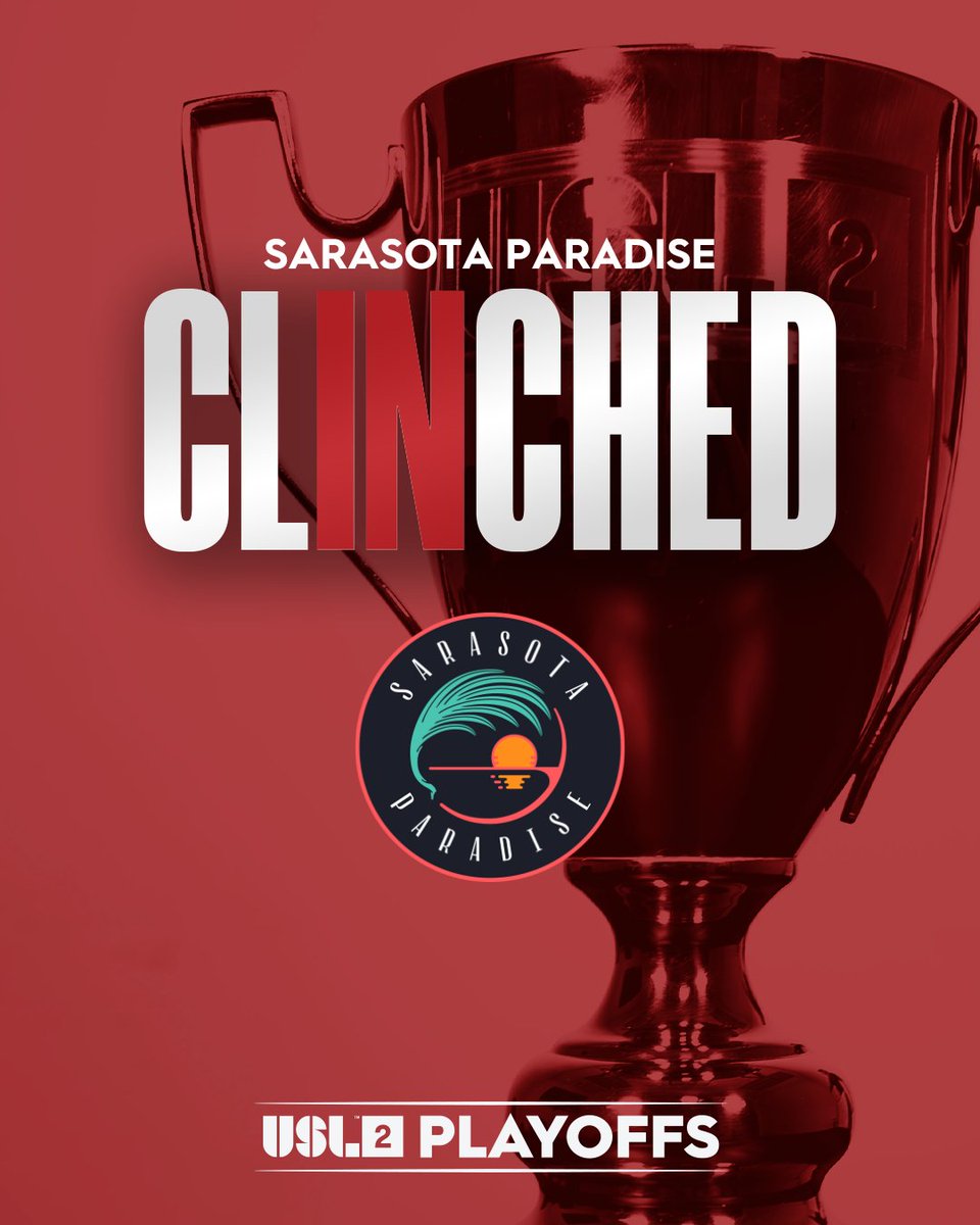 BACKS TO THE WALL, THEY'VE MADE IT!

<a href="/SRQ_Paradise/">Sarasota Paradise</a> needed every game to make a furious comeback, but they've snatched the divisional crown and a place in the 2024 Playoffs!