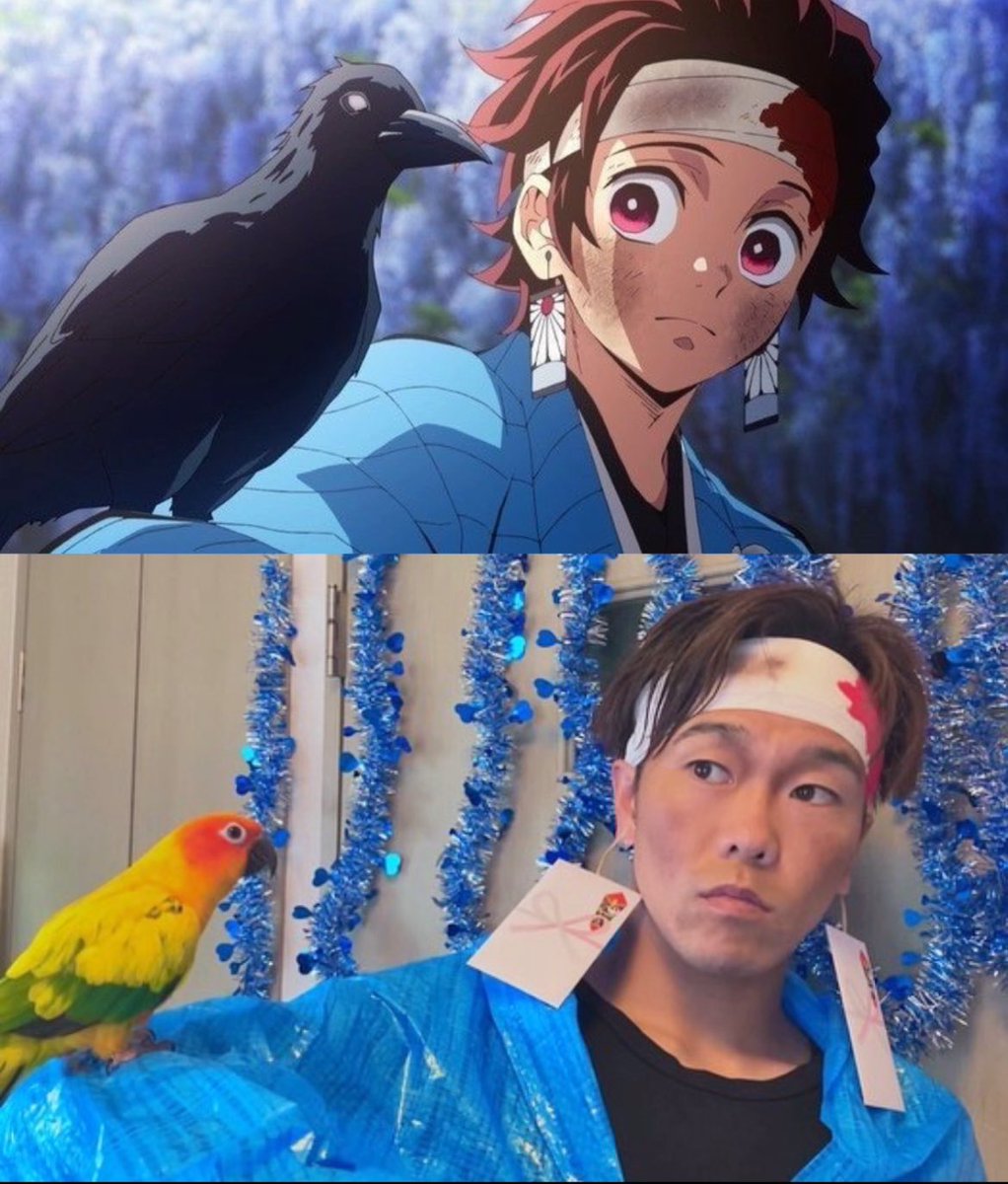 gaaarick's tweet photo. PANA 誕生日を迎えましたッ🎊🎉🐣
今年もルームシェアの野郎共が祝ってくれた❤️
35歳、芸歴11年目.ピン歴1年目に突入💪
未だ走り回る35歳を宜しくお願いします🏃‍♂️💨
あと、炭治郎も誕生日おめでとう😍🔥⚔️
#PANA生誕祭 https://t.co/Sq6uUP2ppp