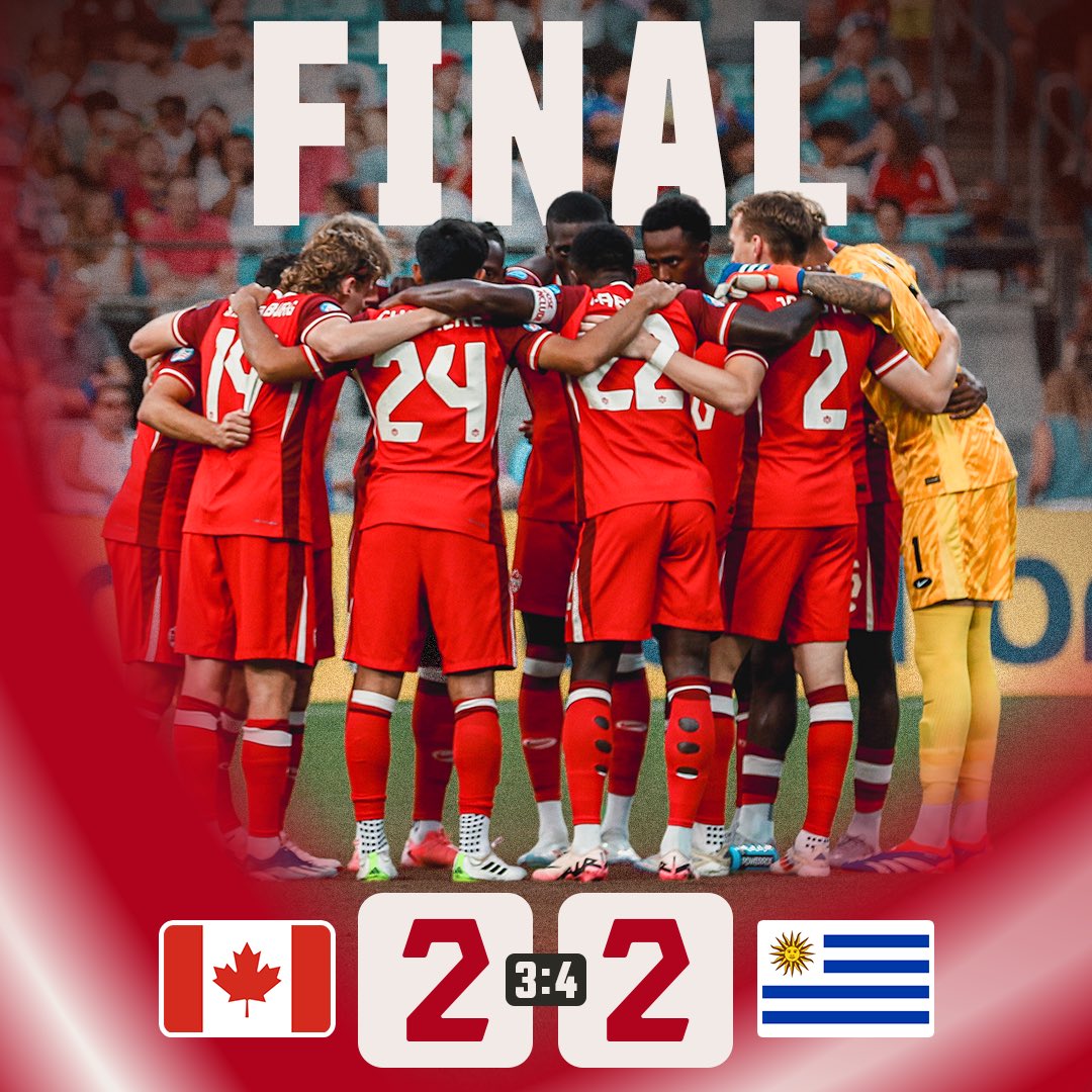 CANMNT_Official's tweet photo. Canada finish top 4 at the 2024 Copa America.

#CANMNT #NoFearAllFight https://t.co/1OhfL8ZANr