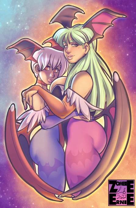 The girls again, froom 2022 #Darkstalkers