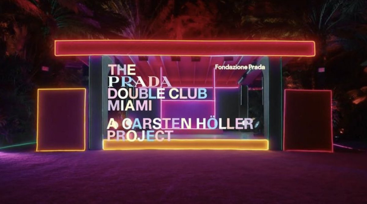renxgadxs's tweet photo. ⠀⠀⠀⠀ㅤ@𝙘𝙙𝙩𝙖𝙠𝙞𝙣𝙜𝙭𝙛𝙛 
𐇵⠀📍 Los Angeles, USA.
Nos encontramos esta noche en L.A. para  la tercera edición de The Double Club, un proyecto de Carsten Höller, en colaboración con Luna Luna. #TeamPrada 
           ⌂          ⌕          ⊞          ♡ https://t.co/nNhV7qI693