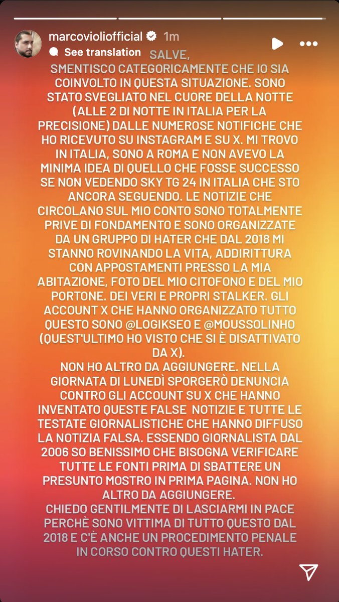 BrandyZadrozny's tweet photo. Viral posts are misidentifying "Mark Violets" as the shooter. The shooter HAS NOT been named and this is an example of one of those terrible "jokes" that fills the information void during news events. In fact this is an Italian soccer vlogger named Marco Violi who posted tonight that he has been a victim of this kind of misidentification hoax in the past.
https://t.co/drC6ON44bo