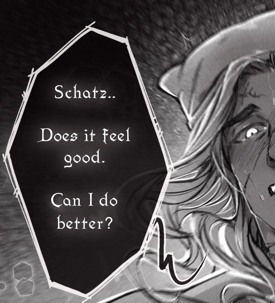 Glow letters for pillow Konig 🖤✨