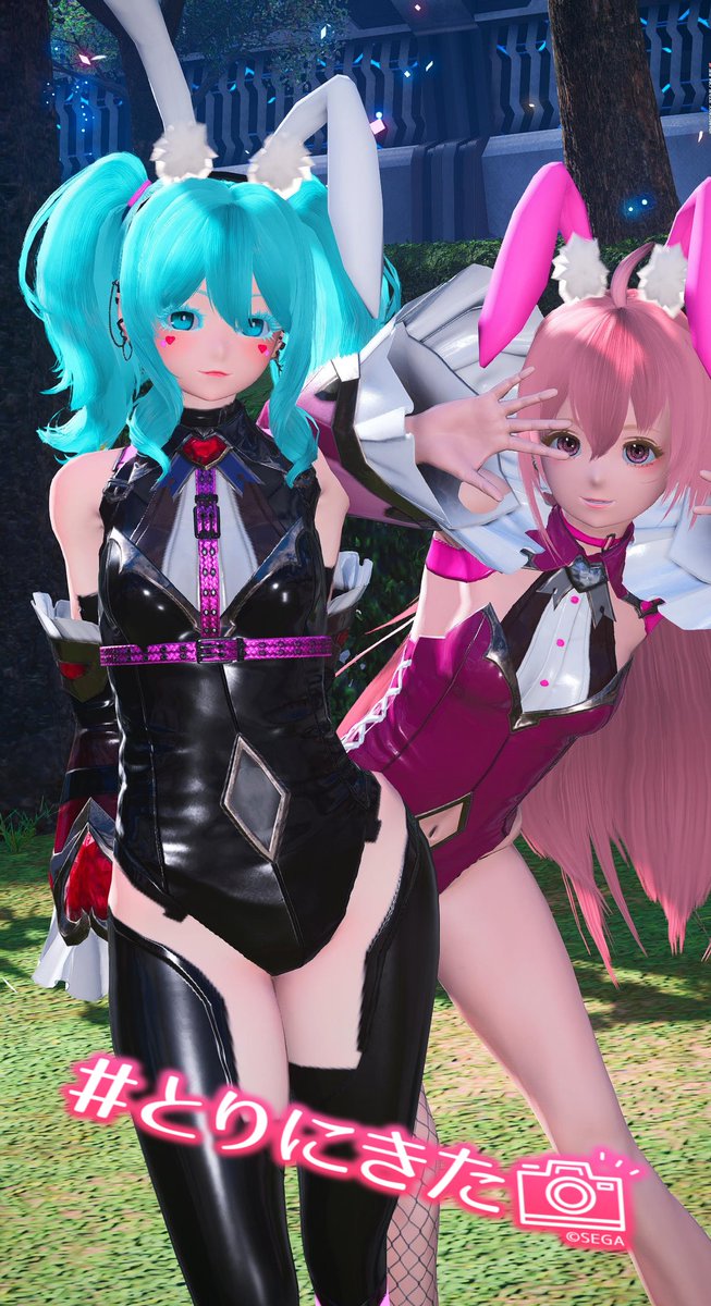 #りずむロゴ
可愛いバニーさん回収完了でっす🎵