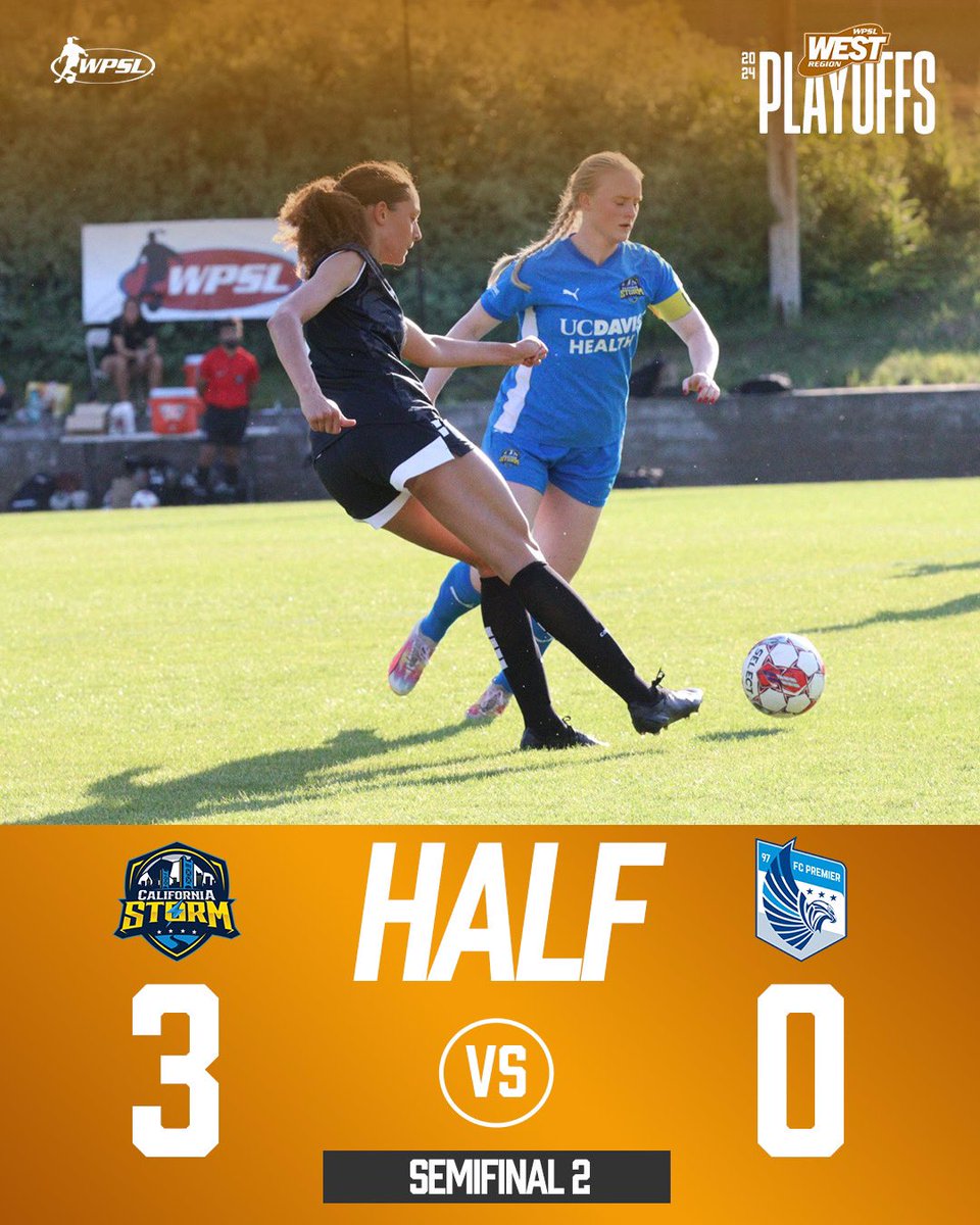 There’s a Storm ⛈️ in Spokane. <a href="/CalStormSoccer/">California Storm</a> up big at half

📸 <a href="/INWsoccernews/">Gerald Barnhart</a> 

#WPSLPlayoffs