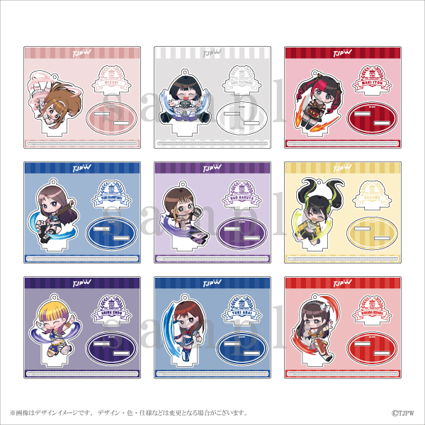 東京女子プロレス POP UP STORE】 アクリルスタンドキーホルダー 缶
