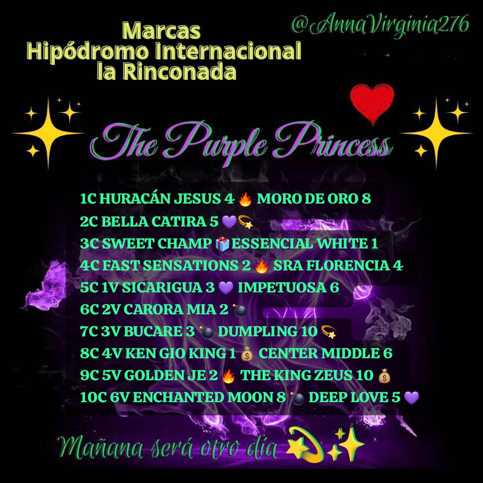 AnnaVirginia276's tweet photo. Marcas Para el Hipódromo Internacional La Rinconada 14/07/24 #Hipismo #LaRinconada Mañana será otro día 💫✨ https://t.co/Y6tLrfQJ6h