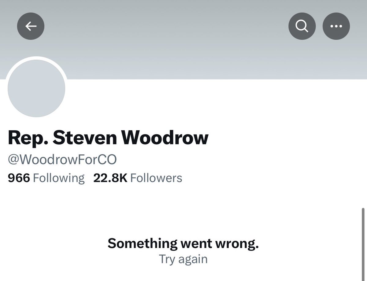 BREAKING: CO State Rep Steven Woodrow just deleted his account following a demented tweet about the attempted ass*ssin*tion of President Trump.