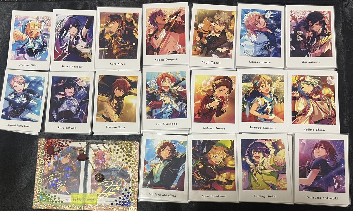mitu_mint's tweet photo. 【交換】あんスタ ぱしゃっつ 夢ノ咲 
笑門来福 extra  vol.4 action private
譲)英智.渉.桃李.弓弦.北斗.スバル.真緒.真
千秋.奏汰.鉄虎.翠.忍.一彩.巽.マヨイ
凪砂.日和.宗.みか.ひなた.ゆうた.燐音
ニキ.HiMERU.こはく.零.薫.晃牙.アドニス
なずな.友也.創.光.敬人.紅郎.颯馬
↓ https://t.co/MCZjQF5alO