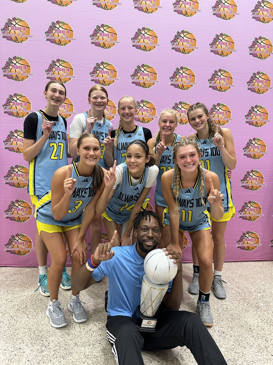 GraceScharlach's tweet photo. So incredibly proud of our team! 5-0 AND Platinum Aqua Champions at Run 4 the Roses! @vjhAlways100 @A1G_24 #Roses https://t.co/nFZ1OgzleW
