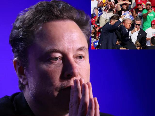 CNNnews18's tweet photo. Elon Musk Endorses Trump After Rally Shooting, Says 'Head Of US Secret Service Should Resign'
#ElonMusk #Tesla #Firing #DonaldTrump #UsElections2024 #Shooting #Assassination #USPresident #Pennsylvania #USA #ElectionCampaign #USRally
https://t.co/GeH85cyxLU https://t.co/3Fp2JkoNOp