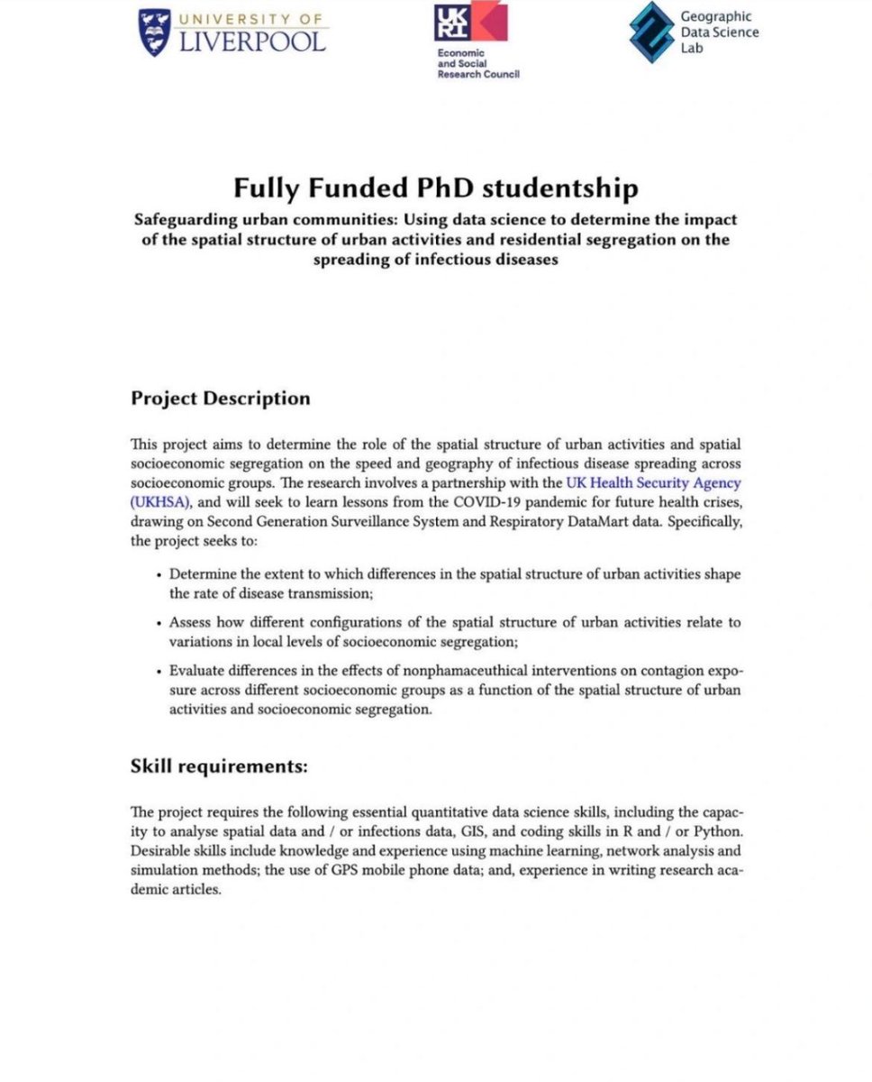 dafemlions's tweet photo. PhD opportunity in infectious diseases https://t.co/8xnBfQEUEw