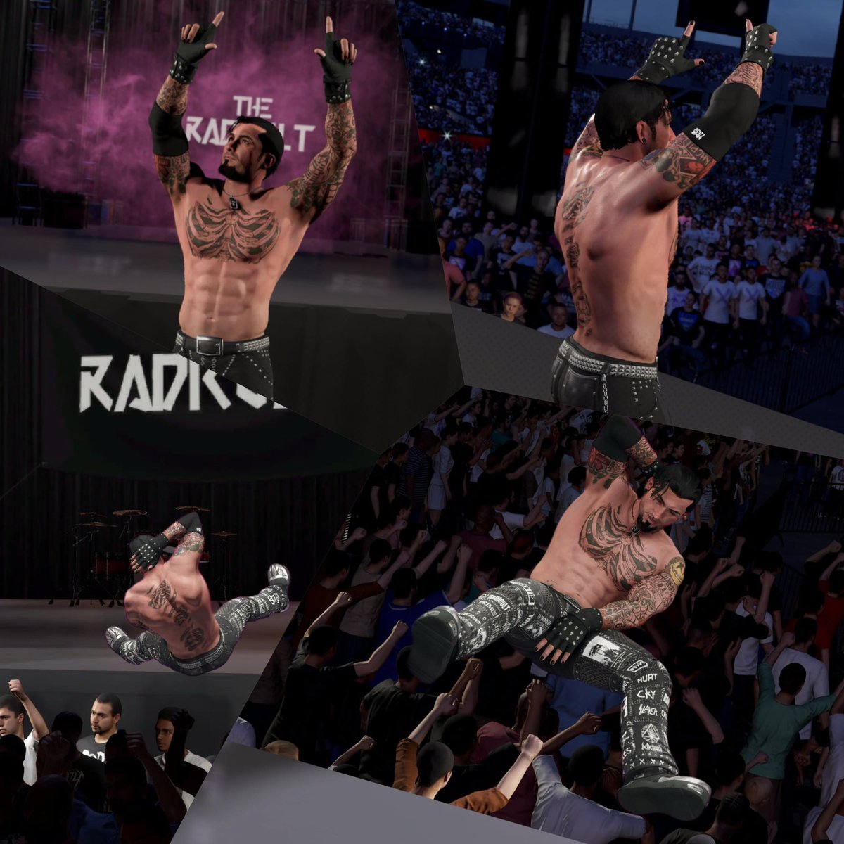 Grimm2KOfficial's tweet image. Life of a Rockstar. 
.
.
.
.
.
.
.
.
#RockConcert #Concert #ConcertStage #wwe2K24 #wwe2k #caw #WWERaw   #Smackdown   #wwenxt   #2Kgames #wwe2Kgames #2K #Radicult #WWE #WWEGames #2KArenas #createanarena #wwe2karena #2KArena