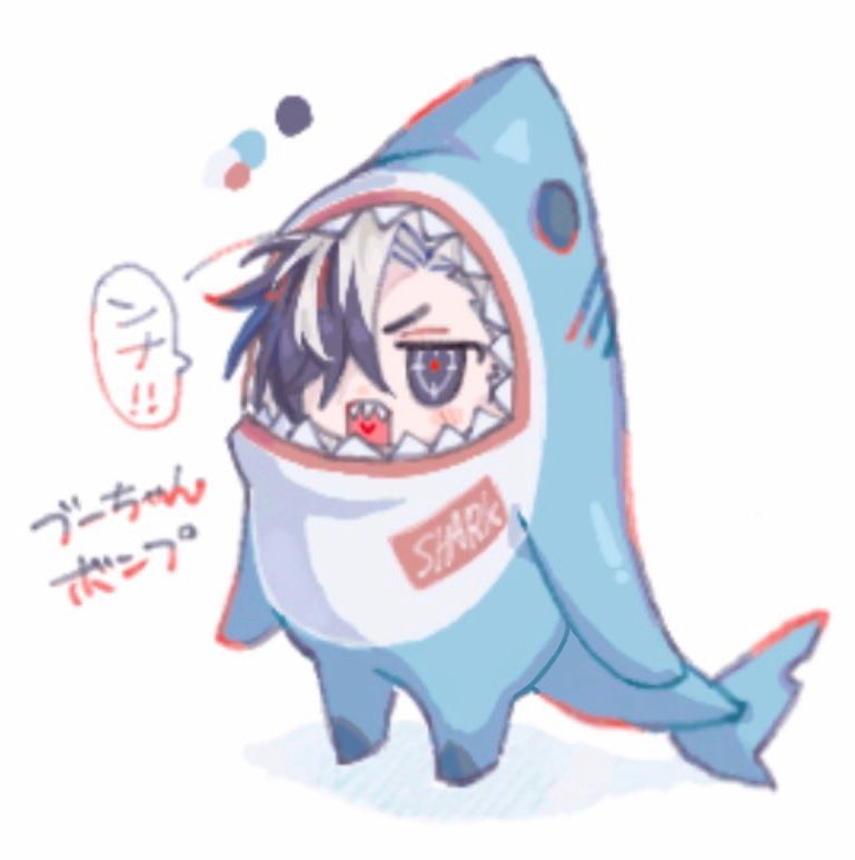 konn518's tweet photo. #Boothill 
ボンフﾟというか着ぐるみ🦈 https://t.co/BXwRoP1GJJ