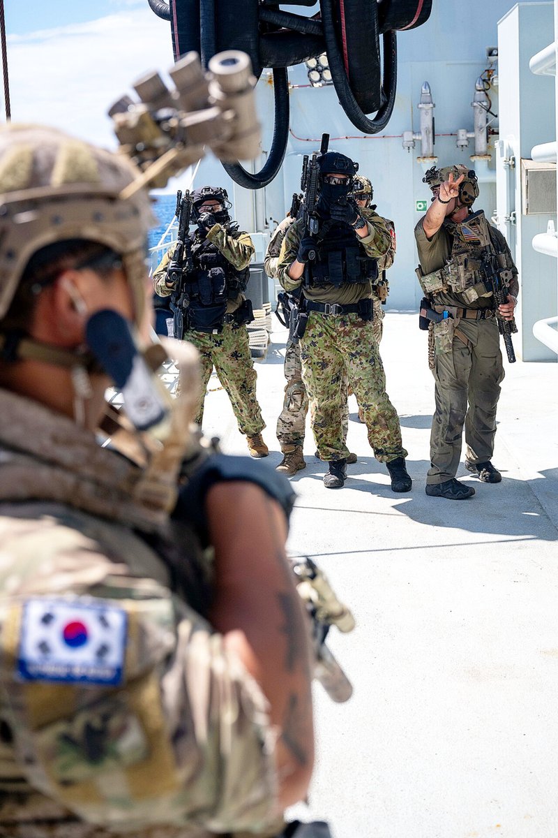 Remnantize's tweet photo. NSW, ROK Navy SEALs, and JMSDF SBU, 2024 https://t.co/2K3vyleM7s