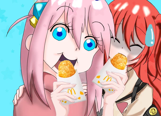 「ひ、ひとりちゃ……わたし自分で食べれるかr…むぐっ」 
