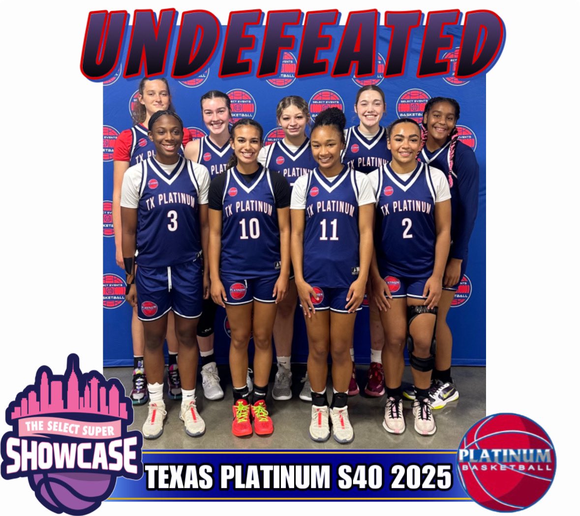 MateaStroder4's tweet image. UNDEFEATED‼️
Texas @Platinumbball S40 17U (2025) 
4-0 at The Select Super Showcase.

59-48 vs OC Rhythm Blue 2025 

So proud of my team! We all gave 110% every game and now we’re warmed up and ready for tomorrow! 

Select 40 Live Session II 
Midwest Summer Classic 
📍Hamilton, OH…
