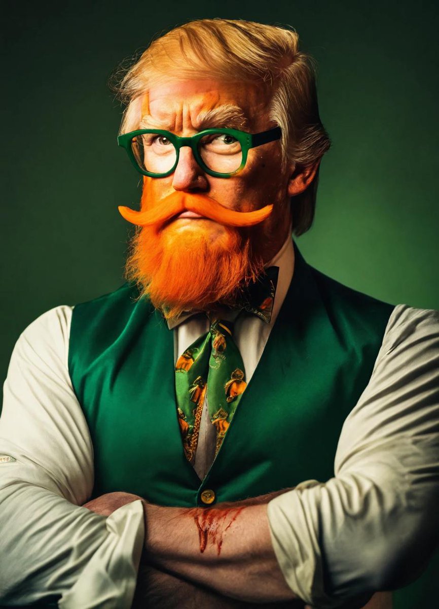 Slaveesc's tweet image. Never Forget, Leprachad @realDonaldTrump got lucky!!! @Krypto_Luckbox @yourfriendSOMMI @RichardHeartWin #leprachad #donaldtrump #assassination #los #solidx #nope #luck